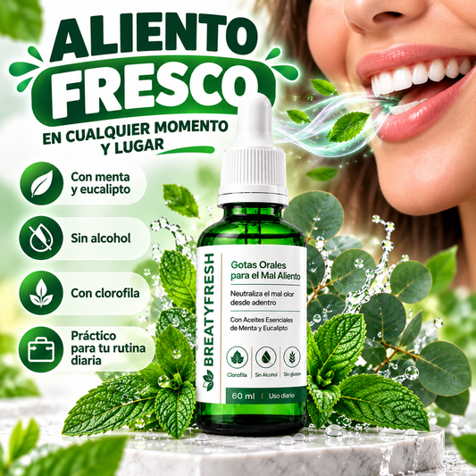¡Aliento fresco para hablar con más confianza!. 🌿